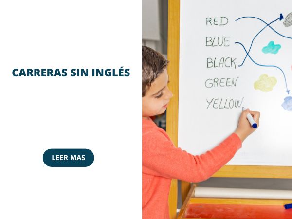 Carreras sin inglés