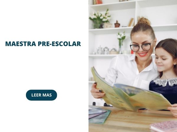 maestra pre escolar