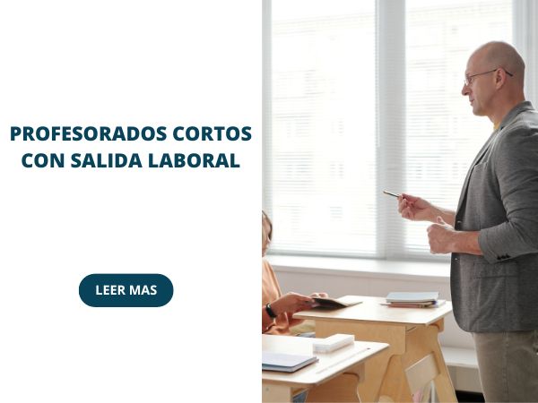 Profesorados cortos con salida laboral